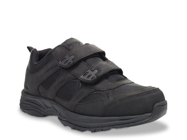 プロペット メンズ シューズ スニーカー Propet Connelly Strap Sneaker Black ブラック