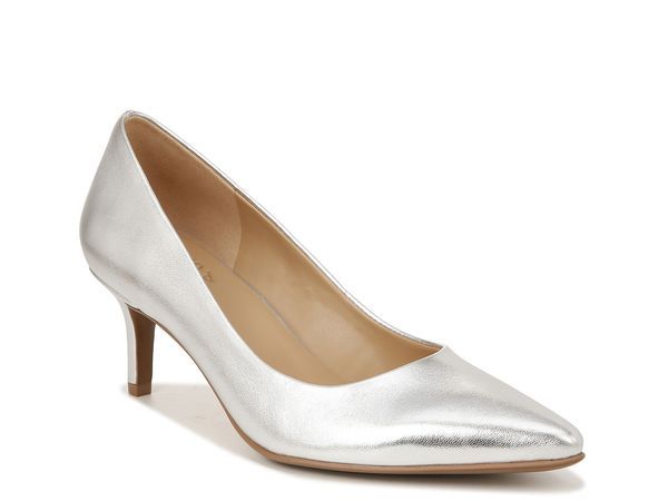 ナチュライザー レディース シューズ パンプス Naturalizer Everly Pump Silver シルバー