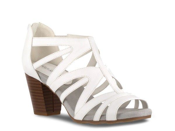 イージーストリート レディース シューズ サンダル Easy Street Amaze Sandal White ホワイト