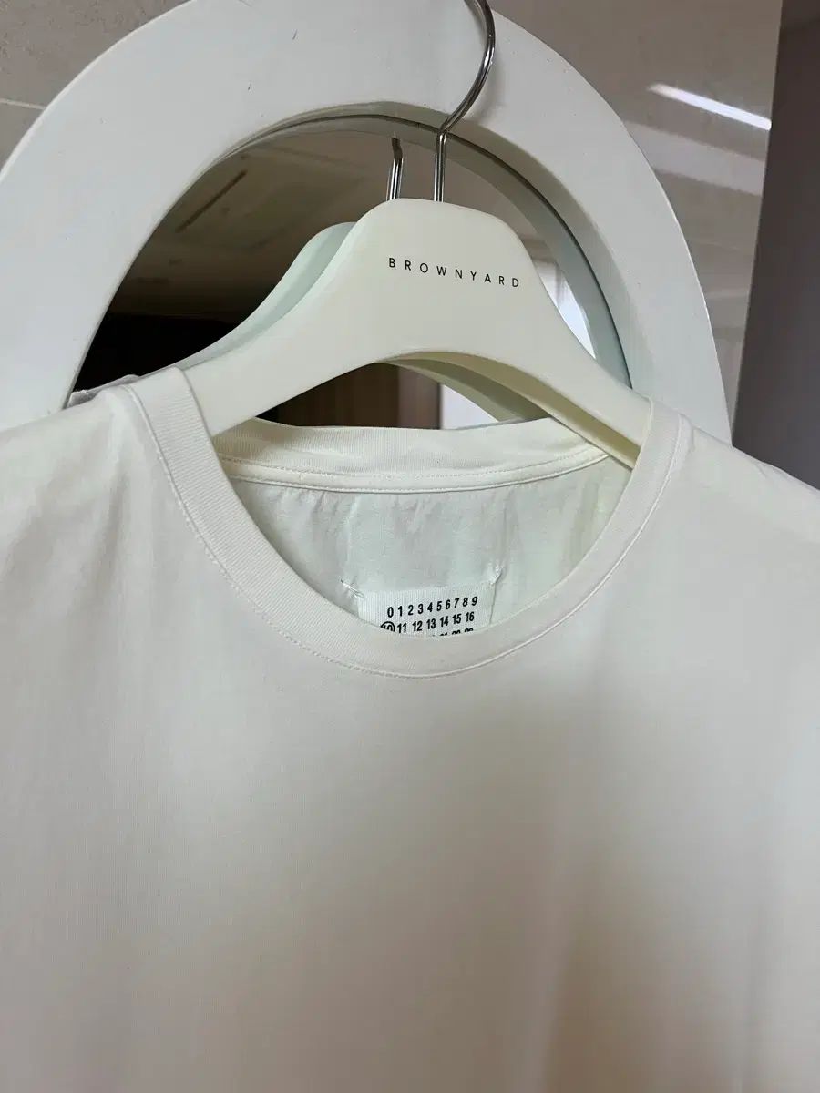 メゾンマルジェラ 半袖 Tシャツ（白 ミント）XL