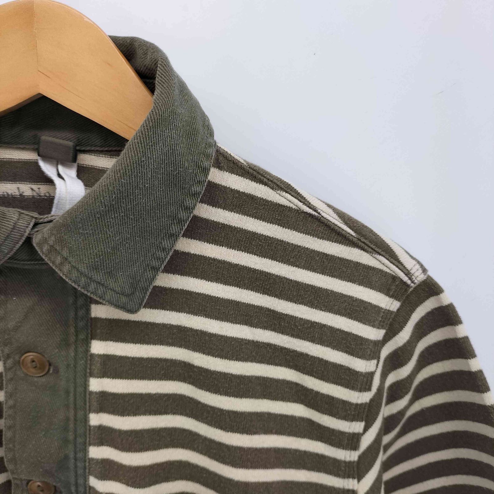 ナイジェルケーボン NIGEL CABOURN MARINE POLO ボーダー マリン