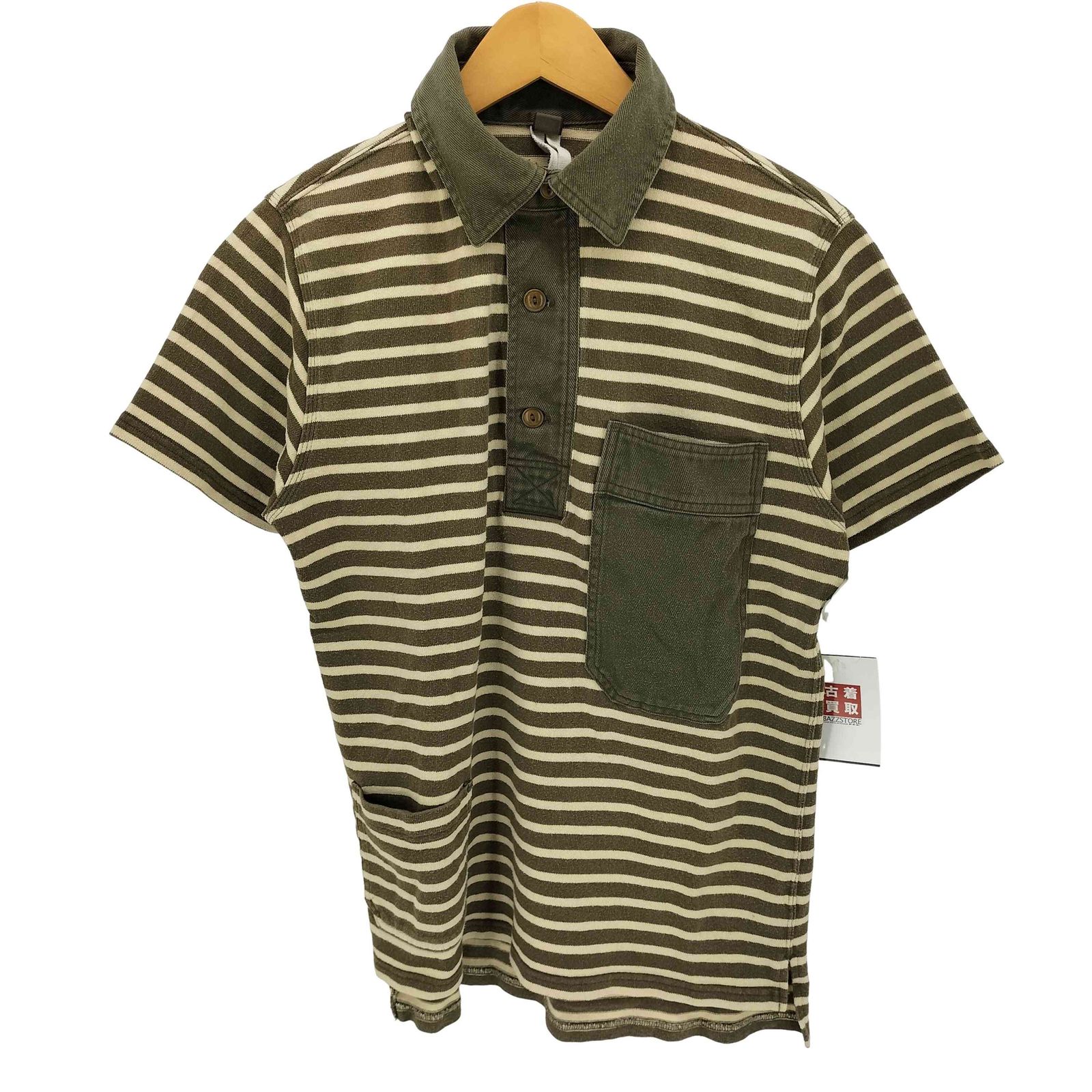 ナイジェルケーボン NIGEL CABOURN MARINE POLO ボーダー マリン