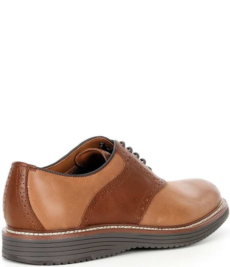 ジョンストンアンドマーフィー メンズ シューズ ドレスシューズ オックスフォード ブローグ レザー Johnston Murphy Mens Upton Leather Brogue Detail Saddle Oxfords TanTan タン