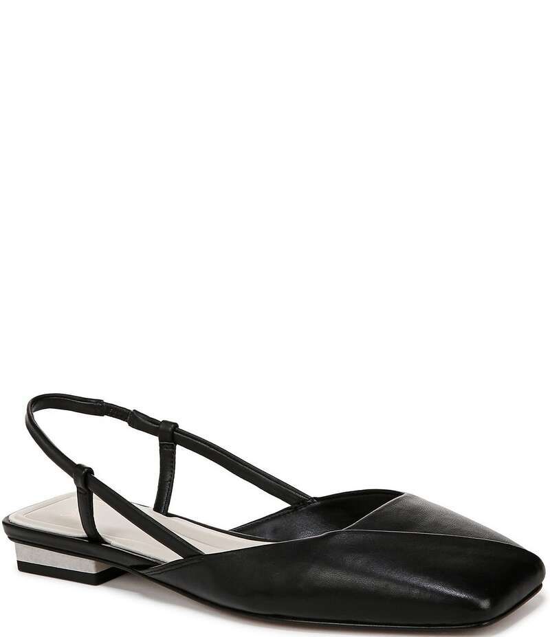 フランコサルト レディース シューズ パンプス レザー Sarto by Franco Sarto Telica Leather Slingback Flats Black ブラック