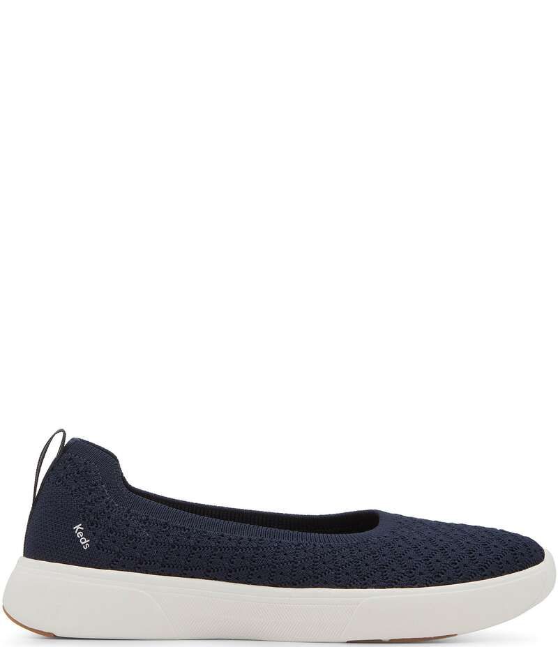 ケッズ レディース ボトムス カジュアルパンツ スニーカー ニット Keds Blisswalk Knit Skimmer Sneakers Navy Blazer ネイビー