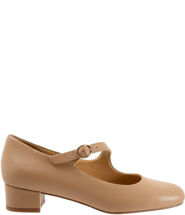 トロッターズ レディース シューズ パンプス アシンメトリー レザー Trotters Desna Leather Asymmetrical Mary Jane Pumps Beige ベージュ トロッターズ レディース シューズ パンプス アシンメトリー レザー Trotters Desna Leather Asymmetrical Mary Jane Pumps Beige ベージュ