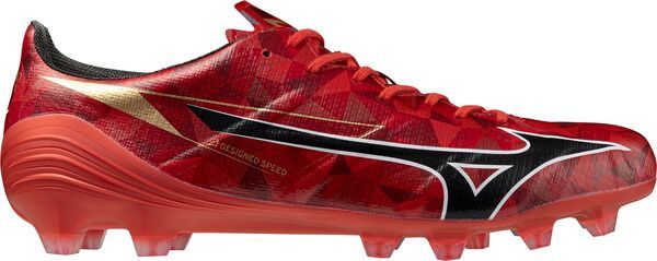 ミズノ レディース シューズ スニーカー Mizuno Alpha II Elite FG Soccer Cleats RedBlack ブラック