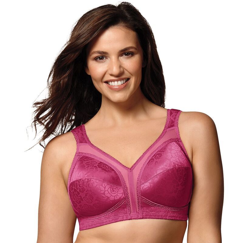 プレイテックス レディース アンダーウェア ブラジャー PlaytexR 18 HourR Ultimate Shoulder Comfort Wireless Bra 4693 Signature Berry