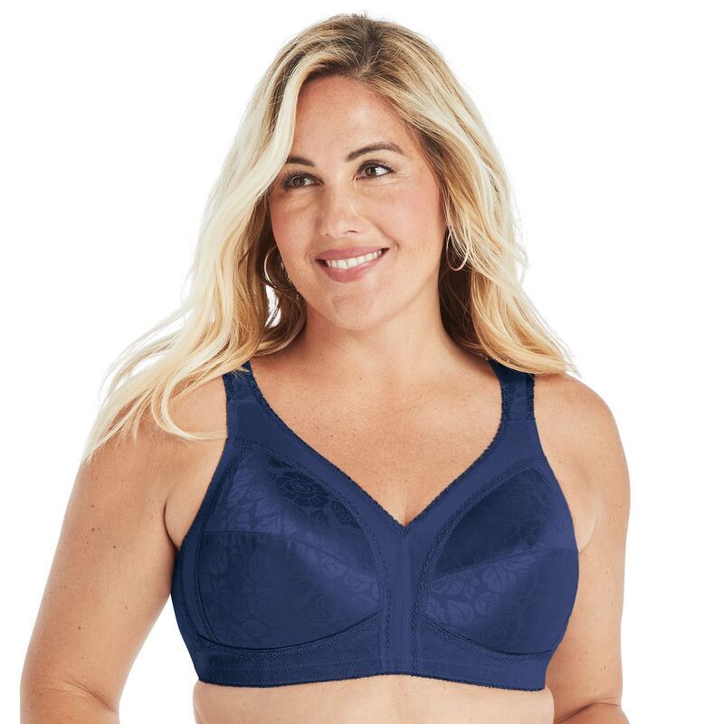 プレイテックス レディース アンダーウェア ブラジャー PlaytexR 18 HourR Ultimate Shoulder Comfort Wireless Bra 4693 Sailor Blue ブルー