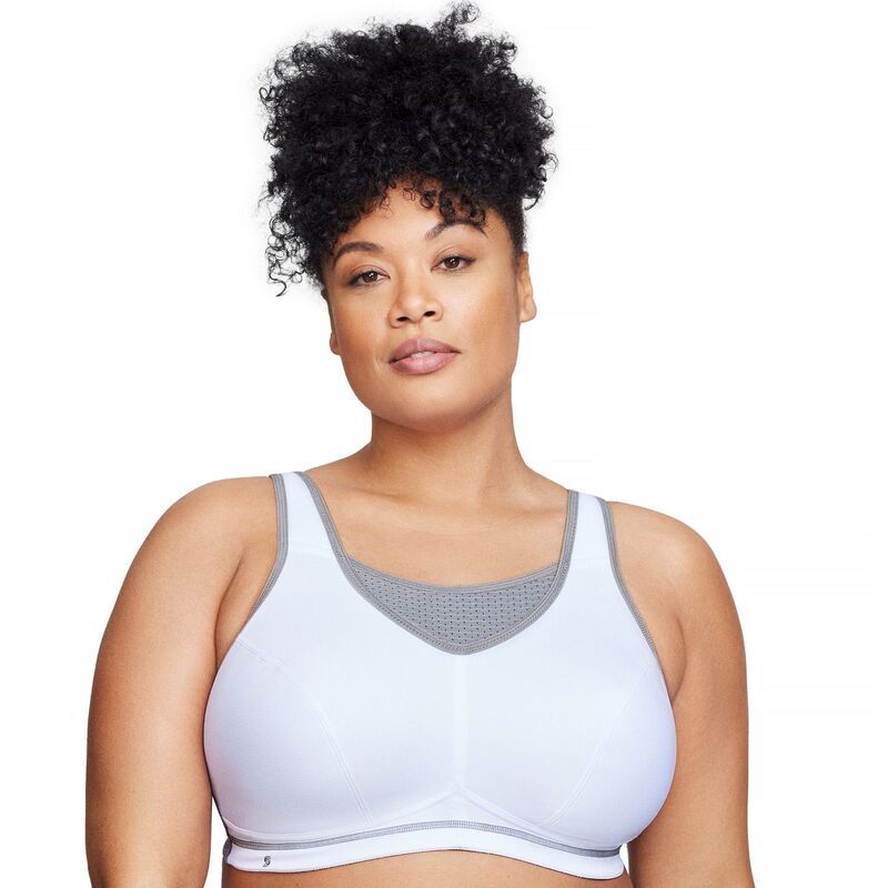 グラマライズ レディース アンダーウェア ブラジャー プラスサイズ Plusize Glamoriselite Performance MediumImpact Camisole Sports Bra 1067 White ホワイト 11,920円