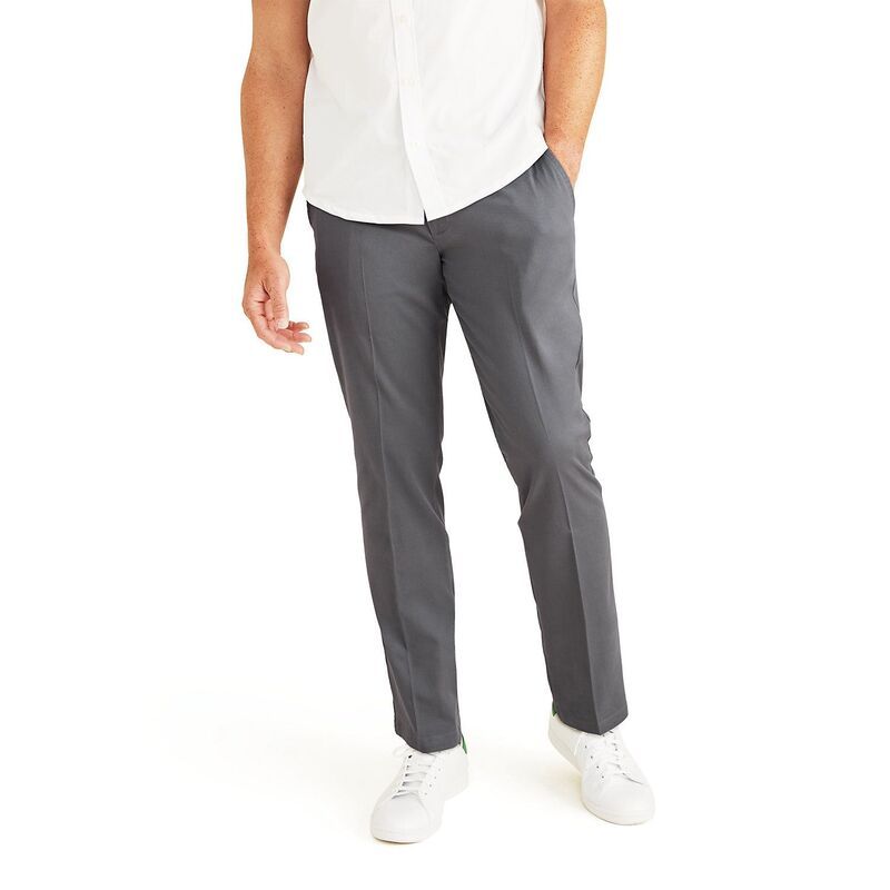 ドッカーズ メンズ ボトムス カジュアルパンツ トール Big Tall Dockerstretch Easy Khaki ClassicFit FlatFront Pants Dark Pebble カーキ