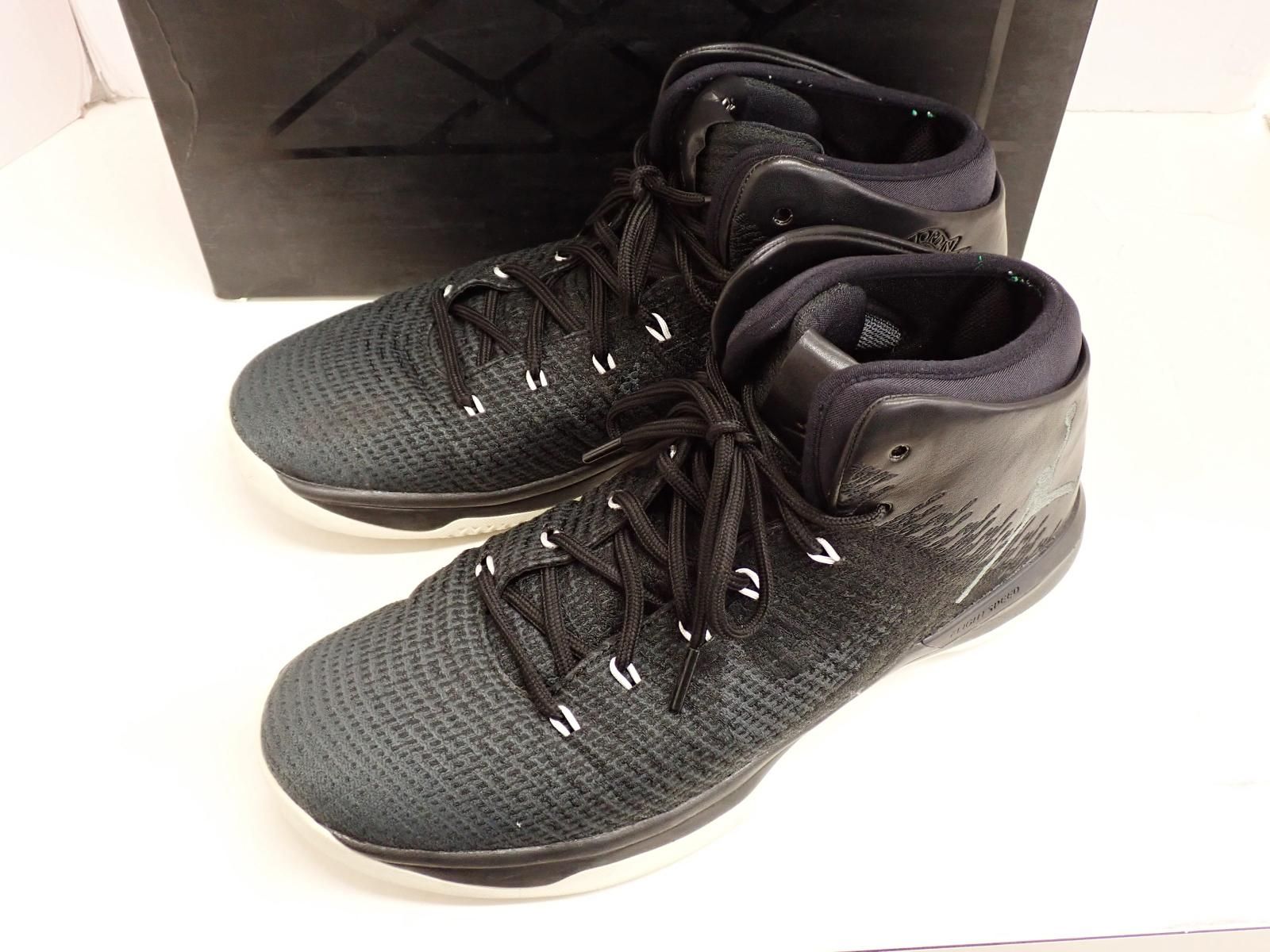 ★7157☆NIKE ナイキ AIR JORDAN XXXI Black Cat エアジョーダン31 ブラックキャット 845037-010 スニーカー　31㎝