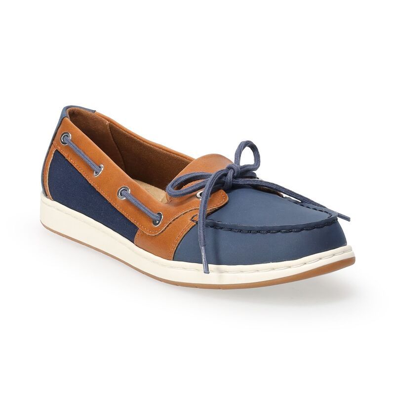 クロフト＆バロー レディース シューズ Croft Barrowomens Boat Shoes Navy ネイビー
