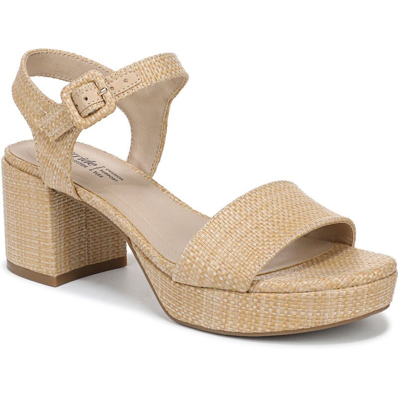 ライフストライド レディース シューズ パンプス プラットフォーム ヒール LifeStride Rhythmn Womens Platform Heels Natural Tan タン