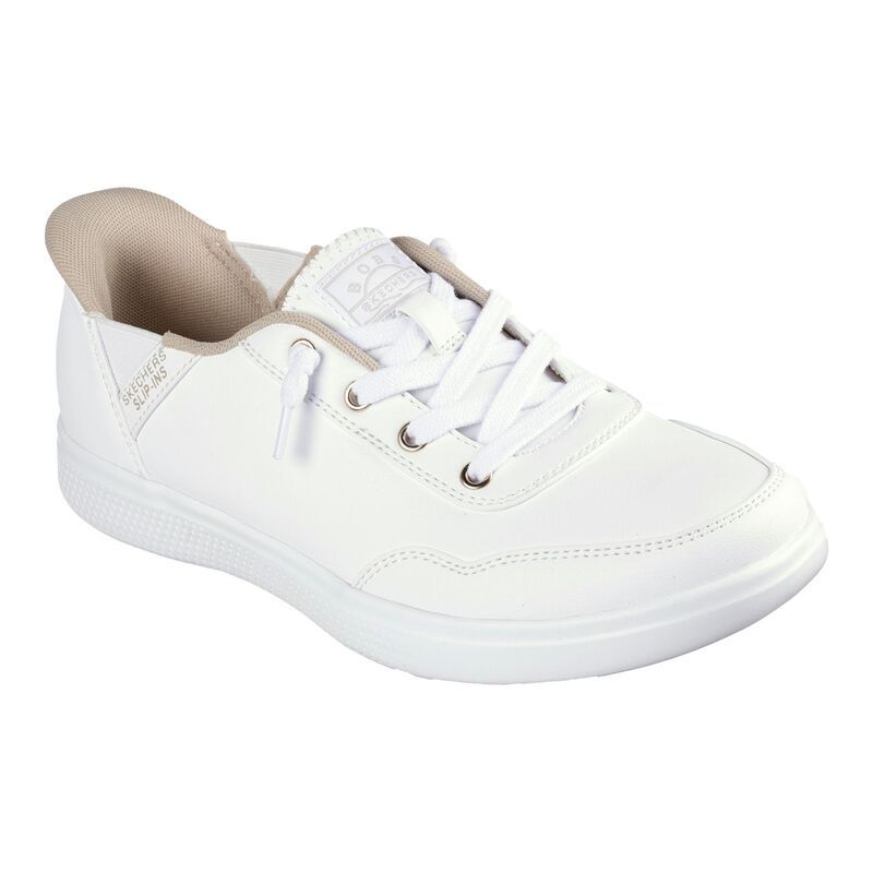 スケッチャーズ レディース シューズ BOBS by Skechers Hands Free Slipinskipper Keep It Classic Womenshoes White ホワイト