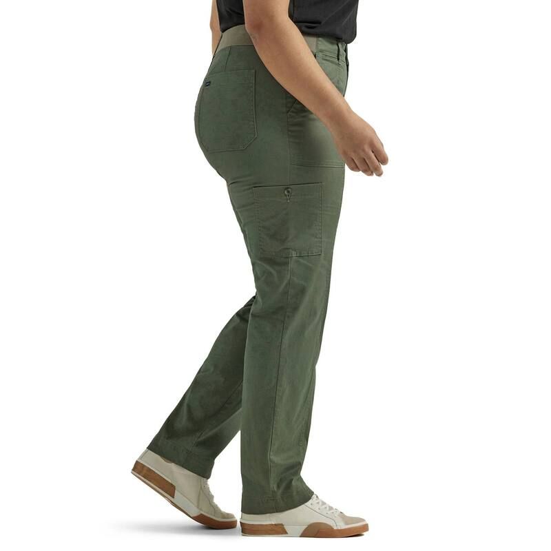 リー レディース ボトムス カジュアルパンツ プラスサイズ Plusize LeeR Ultra Lux Comfort with FlexToGo Utility Pants Mood Indigo インディゴ