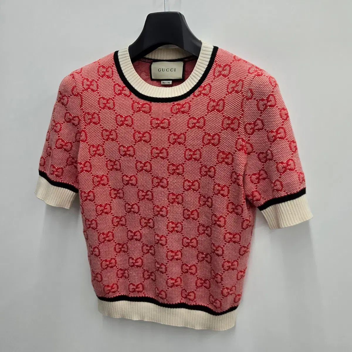 レディース S / 百貨店購入 グッチ GG ジャカード ニ ットTシャツ