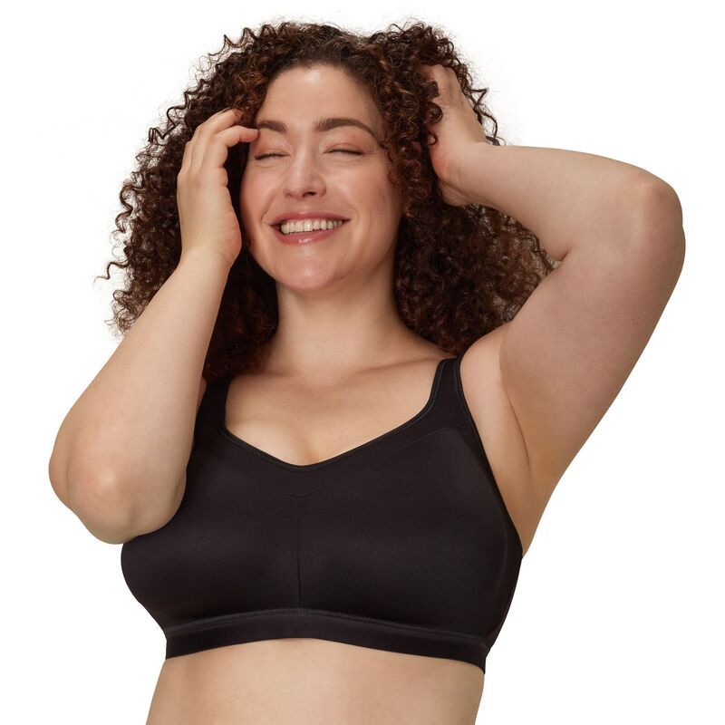 プレイテックス レディース アンダーウェア ブラジャー Playtex 18 Hour Active Breathable Comfort Wireless Bra 4159 Black ブラック