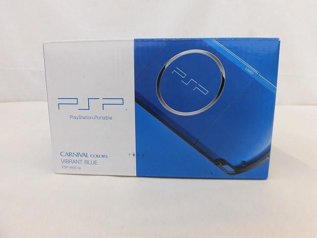 中古品 ゲーム PSP 本体 PSP3000 バイブランド・ブルー 動作品 箱・取扱説明書付き
