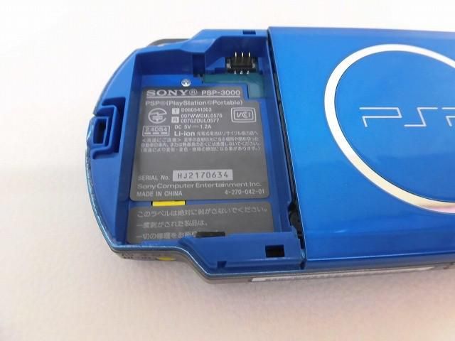 中古品 ゲーム PSP 本体 PSP3000 バイブランド・ブルー 動作品 箱