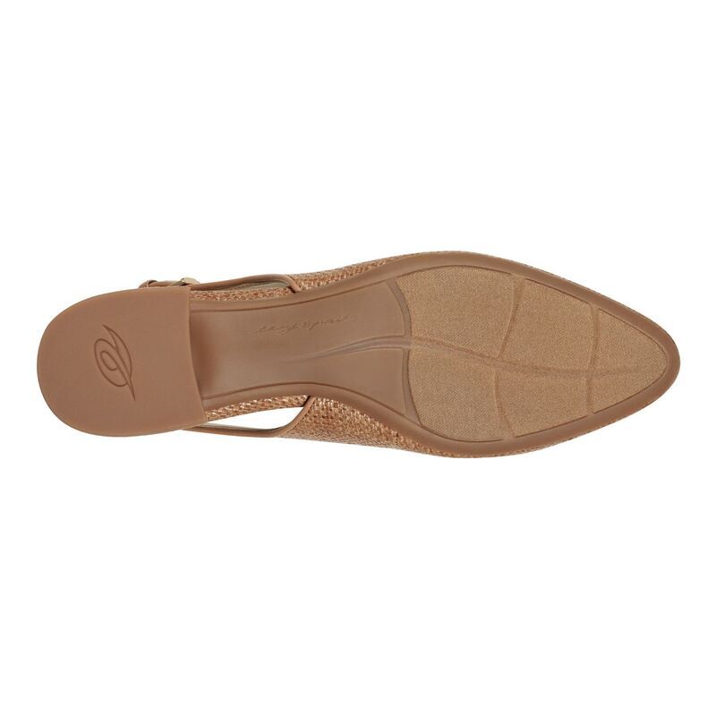 イージースピリット レディース シューズ パンプス Easy Spirit Cassius Womenslingback Pumps Caramel Woven｜詳細画像