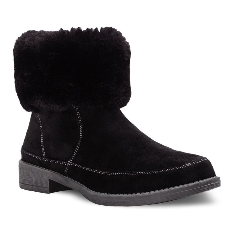 プロペット レディース シューズ ブーツ・レインブーツ アンクル Propetabitha Womens Faux Fur Ankle Boots Black ブラック