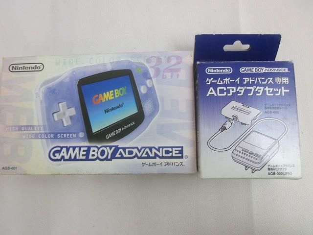 中古品 ゲーム ゲームボーイアドバンス 本体 AGB-001 ミルキーブルー