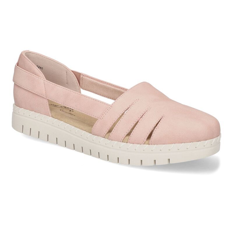イージーストリート レディース シューズ サンダル Easy Street Bugsy WomenslipOn Shoes Blush ブラッシュ