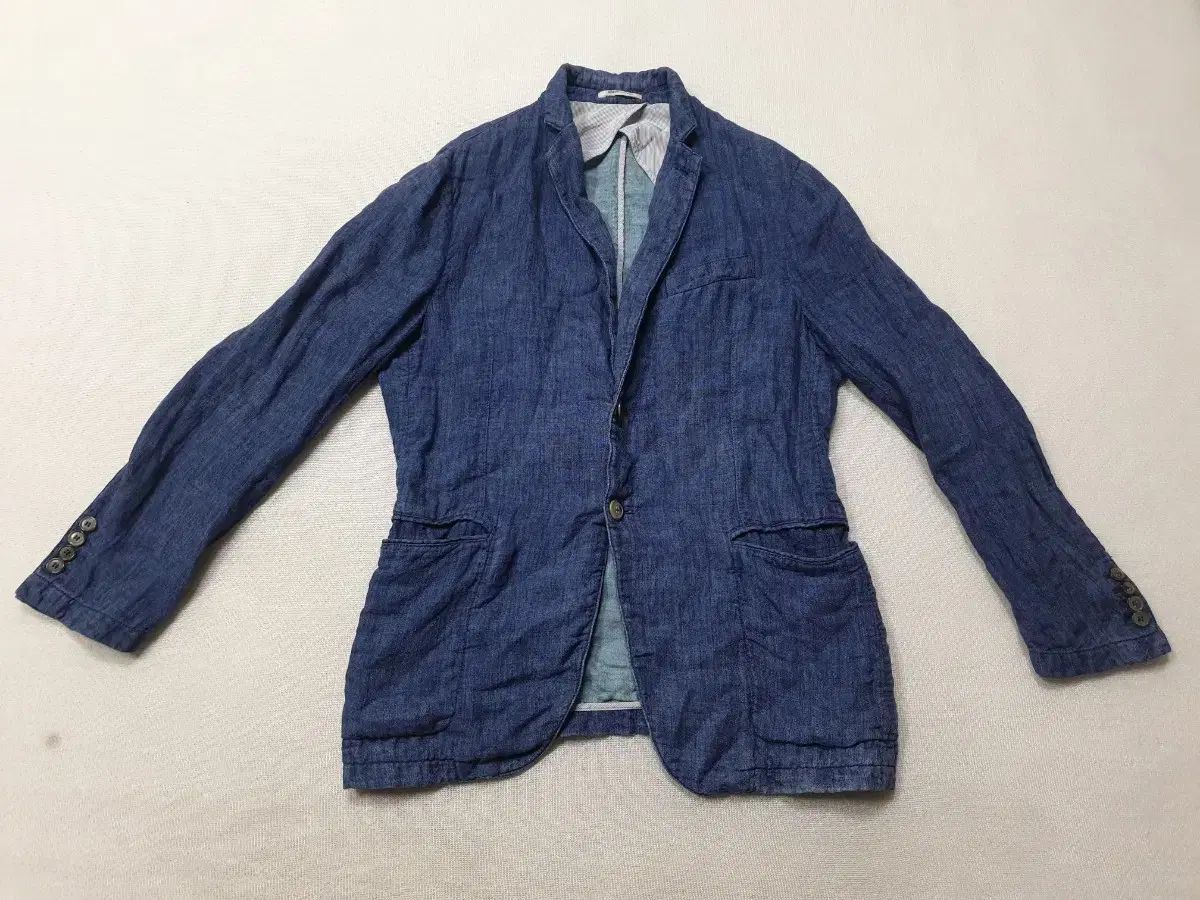 ARMANI アルマーニ デニム ブレーザー カジュアル ジャケット 100