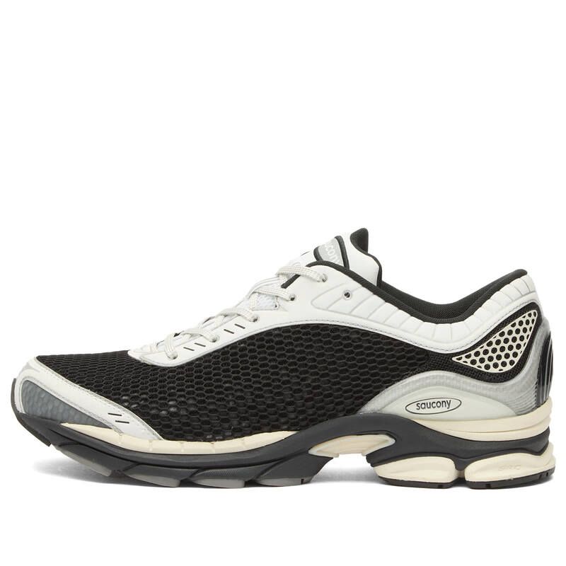 サッカニー メンズ シューズ スニーカー Saucony Progrid Paramount Sneaker Black White ホワイト