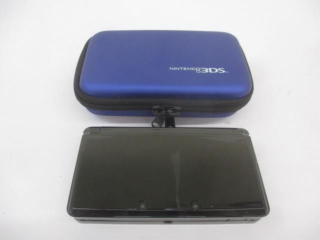 中古品 ゲーム ニンテンドー3DS 本体 CTR-001 コスモブラック 動作品 ケース付き