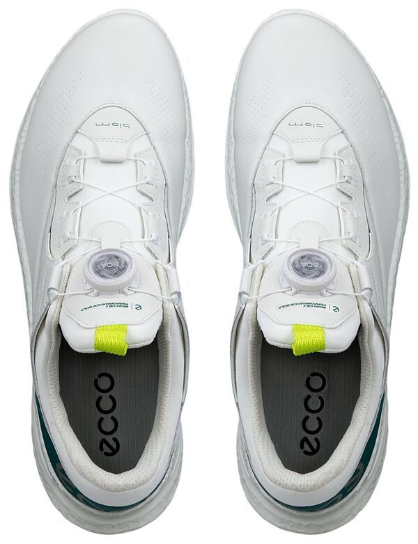 エコー メンズ アンダーウェア 靴下 ECCO Mens M Golf Biom C5 BOA Golf Shoes WhiteBaygreen ホワイト