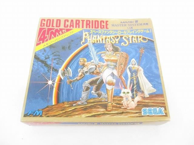 中古品 ゲーム マーク 3 MARK III ソフト ファンタシースター 箱付き