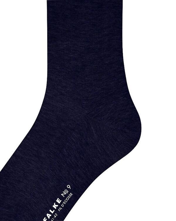ファルケ メンズ アンダーウェア 靴下 Falke No 9 Fil dEcosse Mercerized Dress Socks Dark Navy ネイビー
