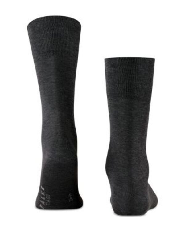 ファルケ メンズ アンダーウェア 靴下 コットン Falke Cotton Blend Fil D cosse Mid Calf Socks Anthracite