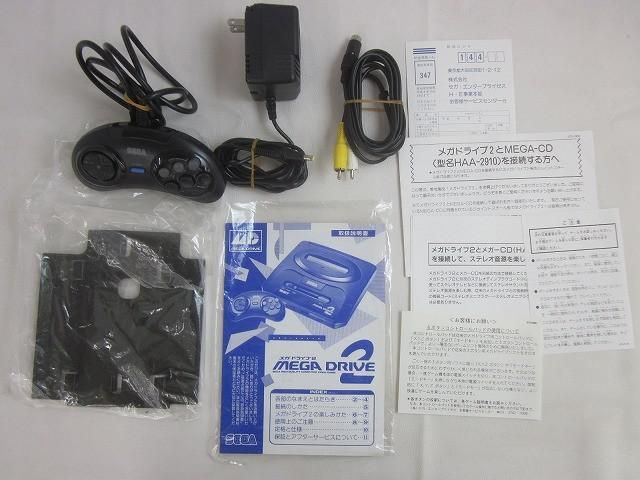 中古品 ゲーム セガ メガドライブ 本体 メガドライブ2 HAA-2502 箱