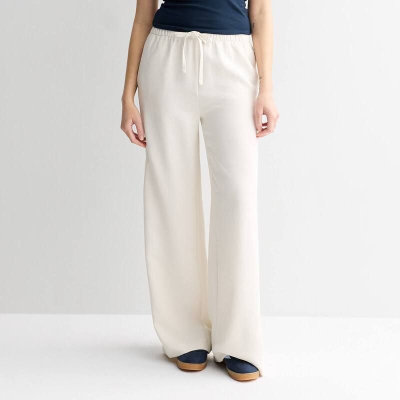 エスオー レディース ボトムス カジュアルパンツ ワイドレッグ Juniors SO PullOn Wide Leg Trousers Light Birch