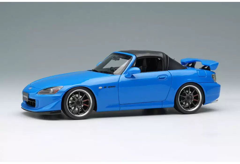 【新品】ミニカー 1/43 Honda S2000 (AP2) Type-S 2007 CE28S wheel(アペックスブルーパール) [EM829A]