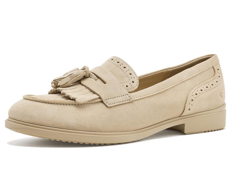 エコー レディース シューズ スリッポン・ローファー ECCO Dress Classic 15 Tasseloafer Sand Suede サンド
