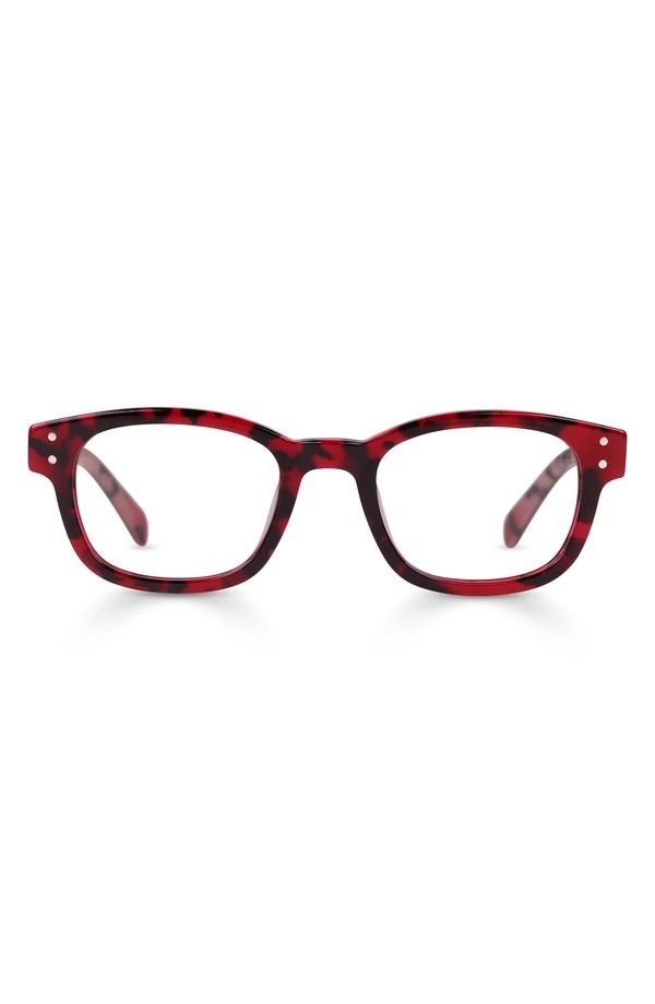アイブブス レディース アクセサリー サングラス・アイウェア eyebobs Biff 45mm Squareadinglasses Poppy Red Tortoise レッド