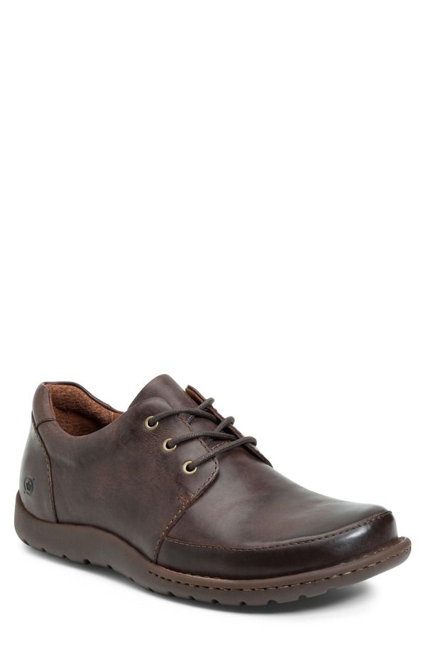 バーン メンズ シューズ ダービー Brnigel Plain Toe Derby Brown Leather ブラウン