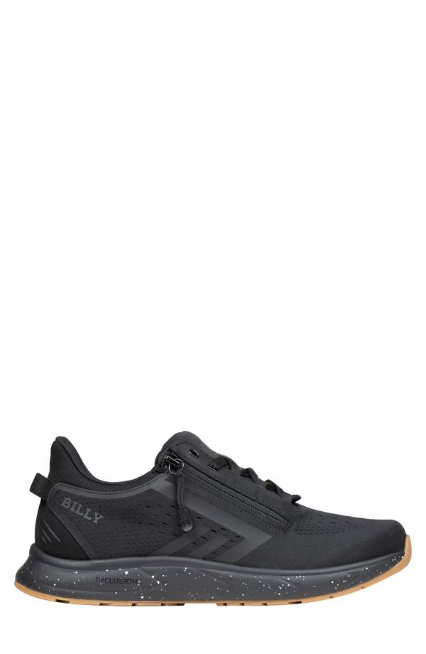 ビリーフットウェア メンズ シューズ スニーカー BILLY Footwear Sport Inclusion DZ1 Double Zip Sneaker BlackBlackGum ブラック