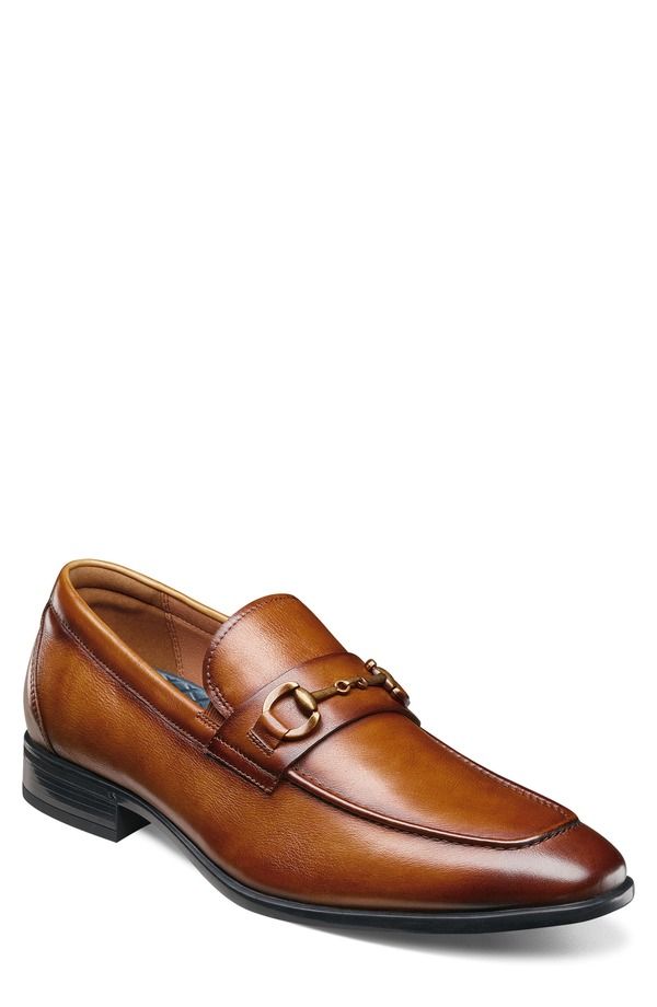 フローシャイム メンズ シューズ ローファー Florsheim Zaffiro Mock Toe Bit Loafer Saddle Tan タン