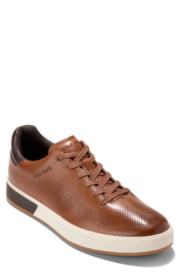 コールハーン メンズ シューズ スニーカー Cole Haan GrandPro Angleace Sneaker British Tan Dark Chocolate チョコレート