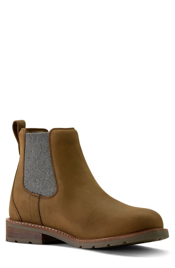 アリアト メンズ シューズ ブーツ・レインブーツ チェルシーブーツ チェルシー Ariat Wexford Waterproof Chelsea Boot Brown ブラウン