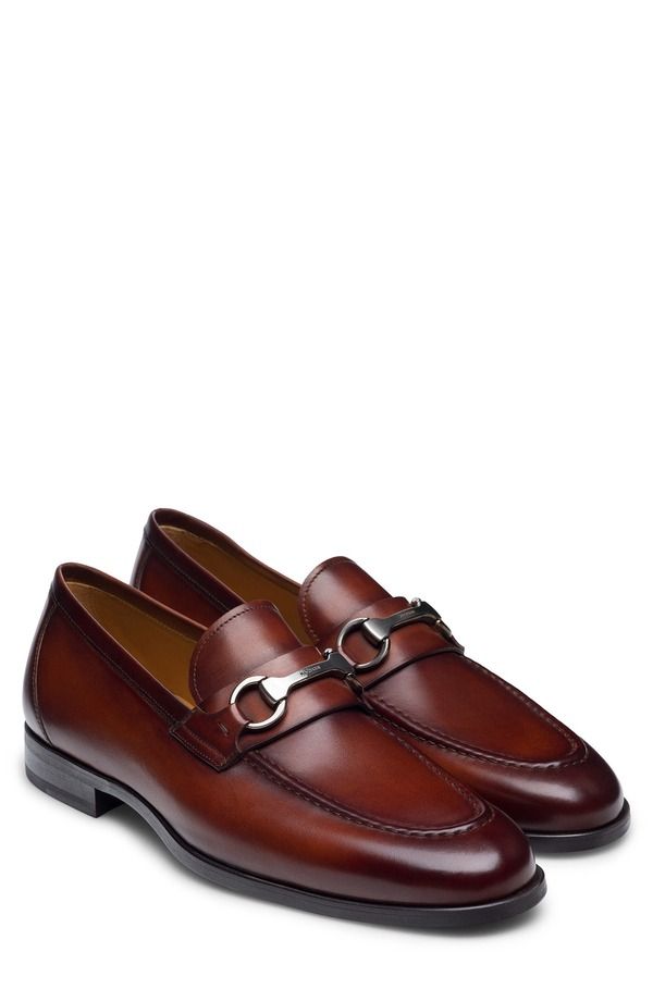 マグナーニ メンズ シューズ ローファー Magnanni Magico Bit Loafer Cognac