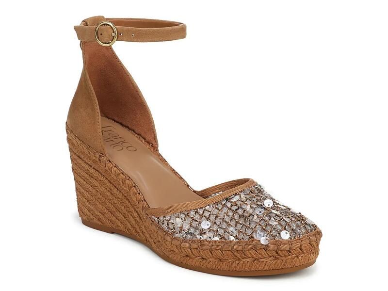 フランコサルト レディース シューズ サンダル Franco SartoIdalia Espadrille Wedge Sandal Brown ブラウン