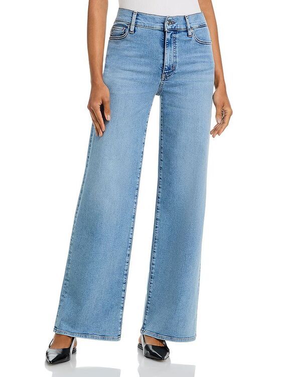 フレーム レディース ボトムス デニムパンツ ジーンズ FRAME Le Slim Palazzo High Rise Jeans in Canals Ripple