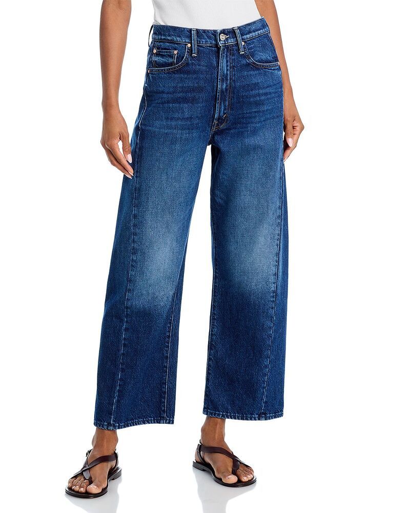 マザー レディース ボトムス デニムパンツ ワイドレッグ アンクル ジーンズ MOTHER The Half Pipe High Rise Ankle Wide Leg Jeans Did You Bring Me Anything