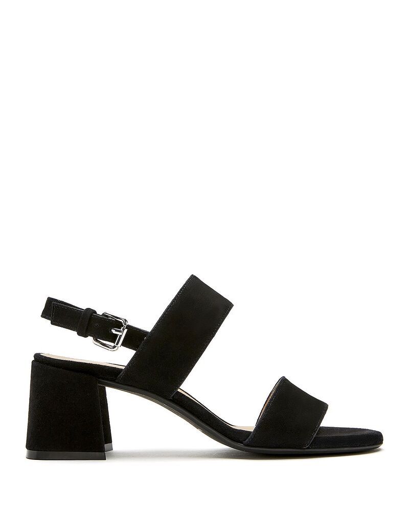 ラカナディアン レディース シューズ サンダル スエード La Canadienne Womens Flemming Suede Sandals Black ブラック